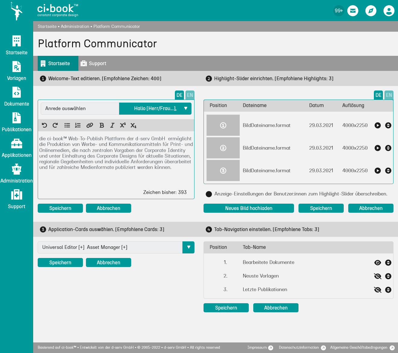 ci-book™ • Platform Communicator