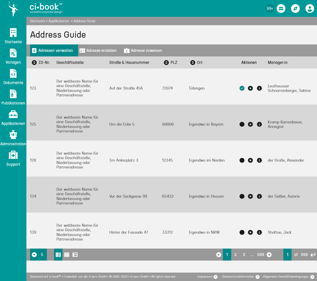 ci-book™ • Address Guide