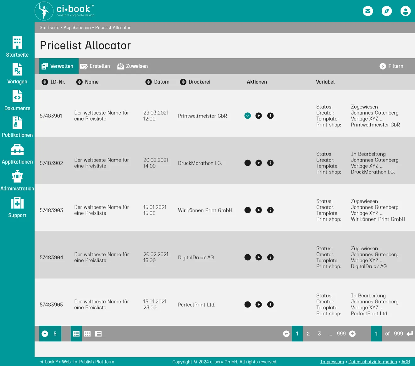 ci-book™ • Pricelist Allocator