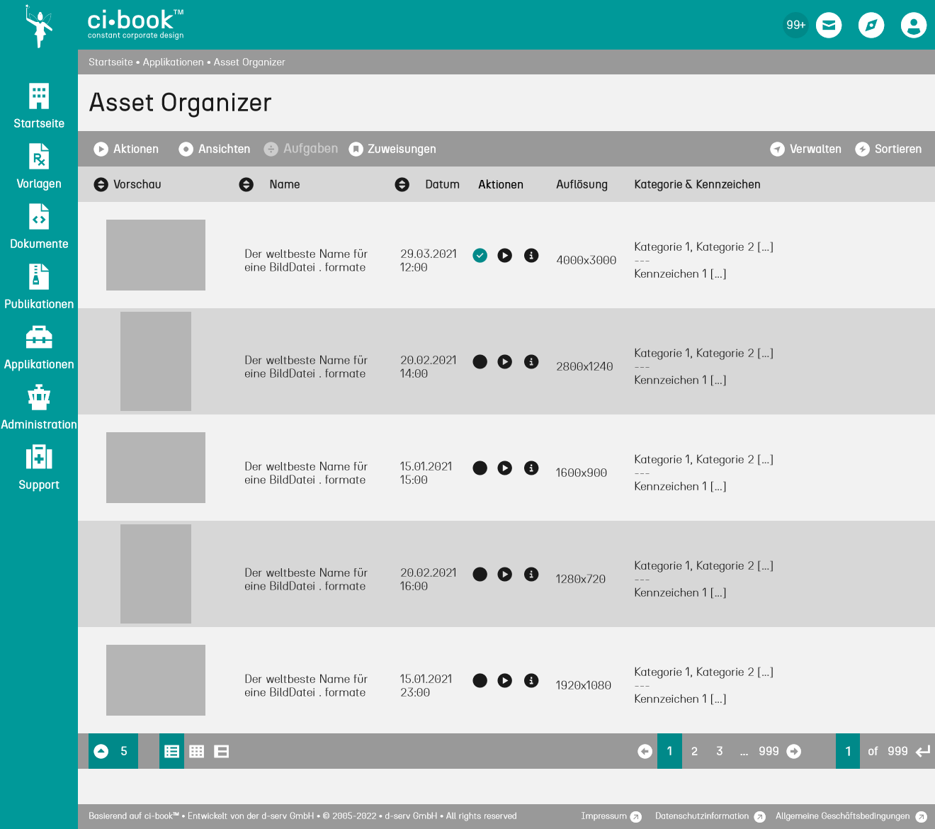 ci-book™ • Asset Organizer